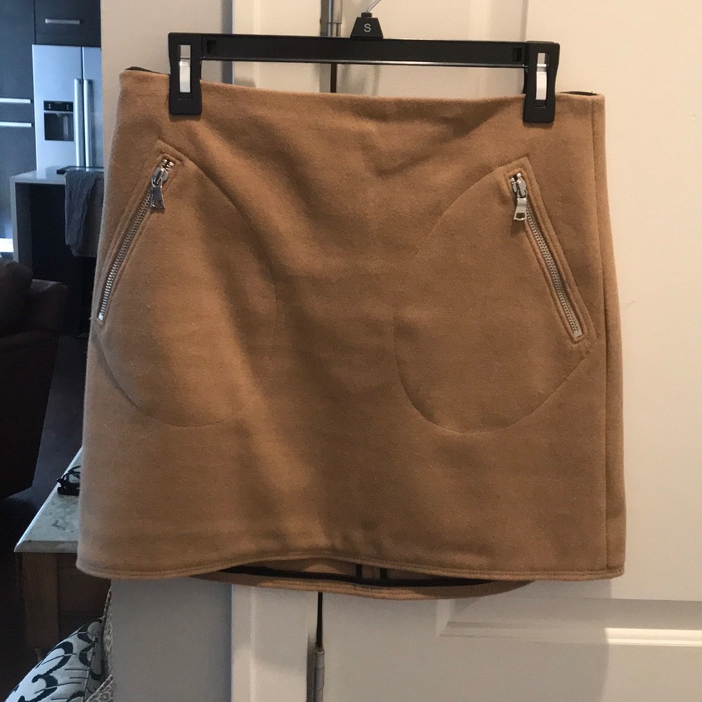 Light Brown Wool skirt